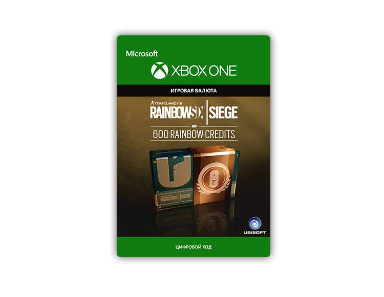 Игровая валюта Tom Clancy's Rainbow Six Siege: 600 Credits (Xbox One + Xbox Series X|S) (RU)
Игровая валюта Tom Clancy's Rainbow Six Siege: 600 Credits (Xbox One + Xbox Series X|S) (RU)