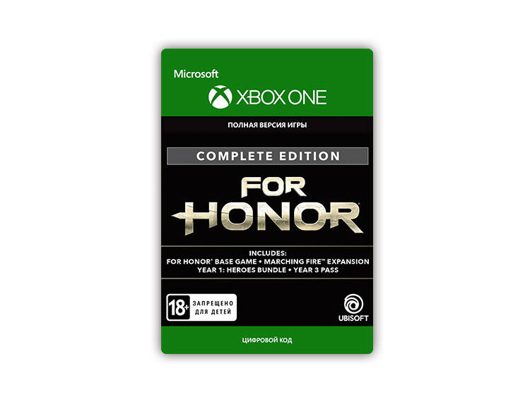 For Honor: Complete Edition (цифровая версия) (Xbox One) (RU)
For Honor: Complete Edition (цифровая версия) (Xbox One) (RU)