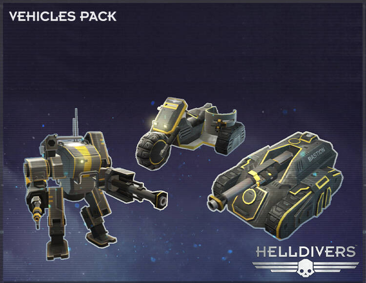 HELLDIVERS Vehicles Pack (PC)
HELLDIVERS Vehicles Pack (PC)