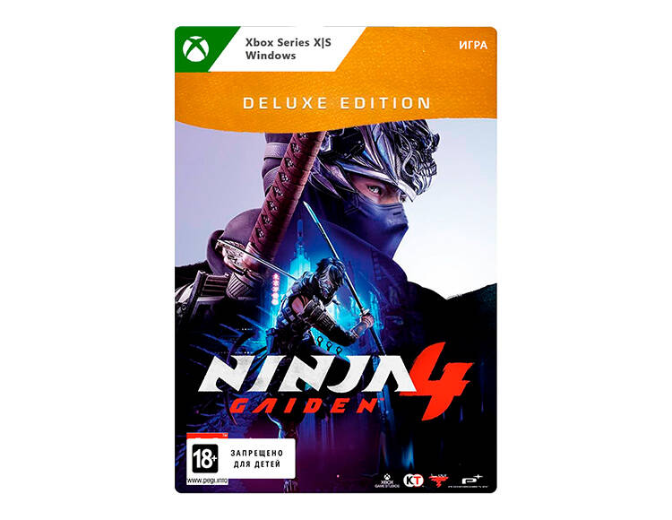 Ninja Gaiden 4 - Deluxe Edition (цифровая версия) (Xbox Series X|S + Windows) (WW)
Ninja Gaiden 4 - Deluxe Edition (цифровая версия) (Xbox Series X|S + Windows) (WW)