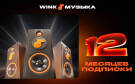 Скриншот №0 из Подписка Wink Музыка на 12 месяцев