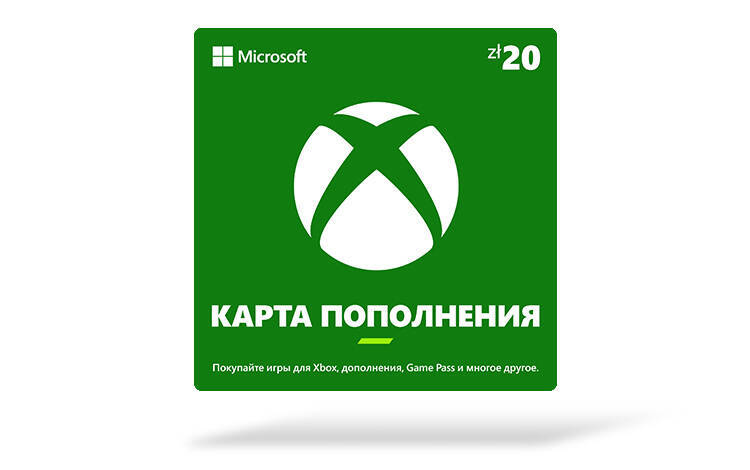 Скриншот №0 из Карта оплаты Xbox 20 PLN [Цифровая версия] (PL)