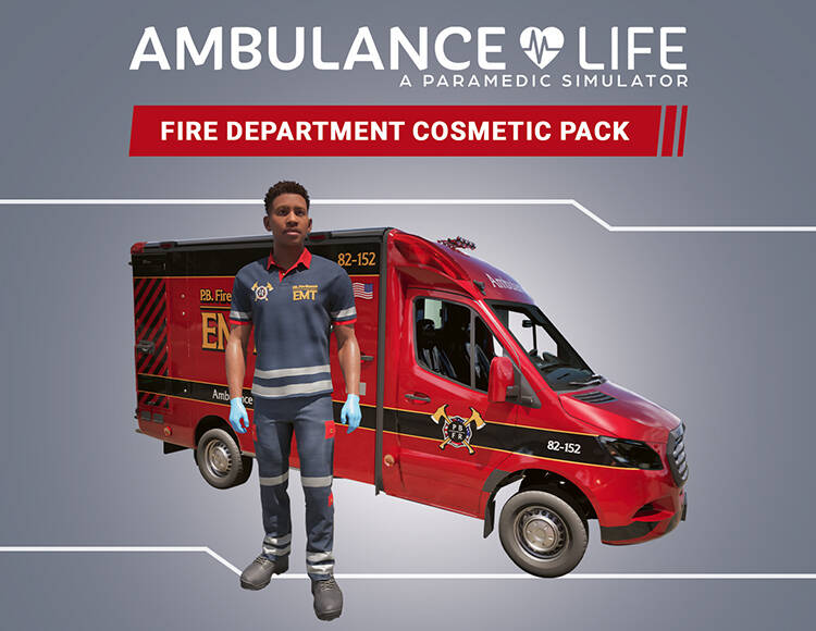 Купить ключ дешево Ambulance Life. Fire Department Cosmetic Pack