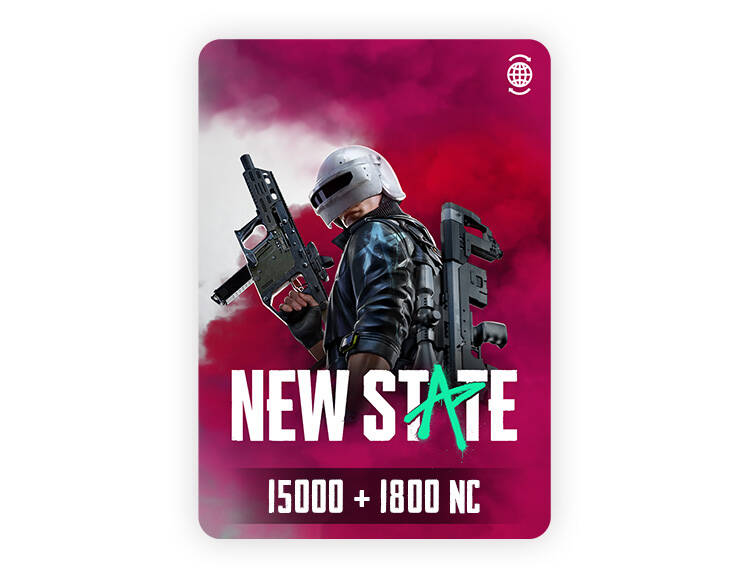 

Игровая валюта New State Mobile 15000+1800 NC [Цифровая версия]