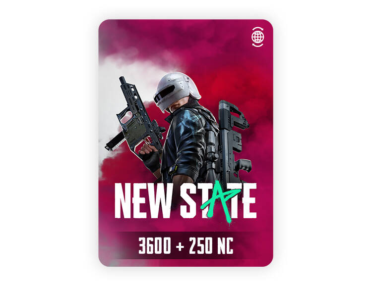 

Игровая валюта New State Mobile 3600+250 NC [Цифровая версия]