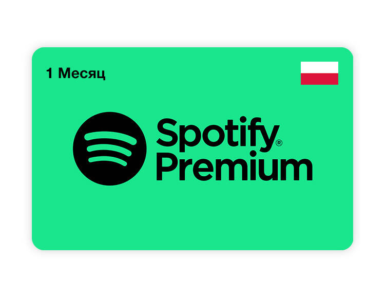 

Подписка Spotify Premium на 1 месяц (Poland) [Цифровая версия] (PC)