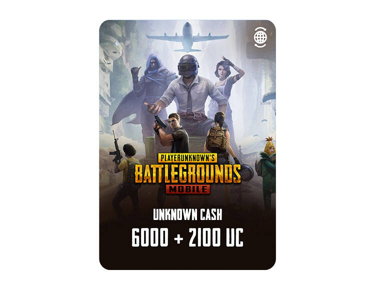 

Игровая валюта PUBG Mobile 6000 + 2100 UC [Цифровая версия]
