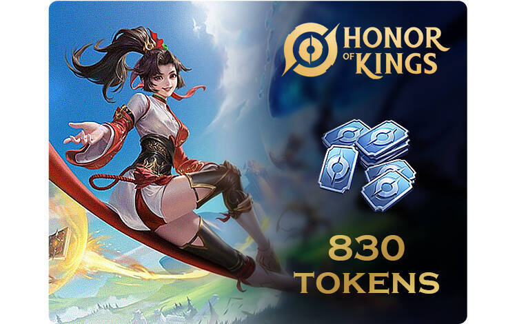 Скриншот №0 из Игровая валюта Honor of Kings 830 Tokens [Цифровая версия] (PC)