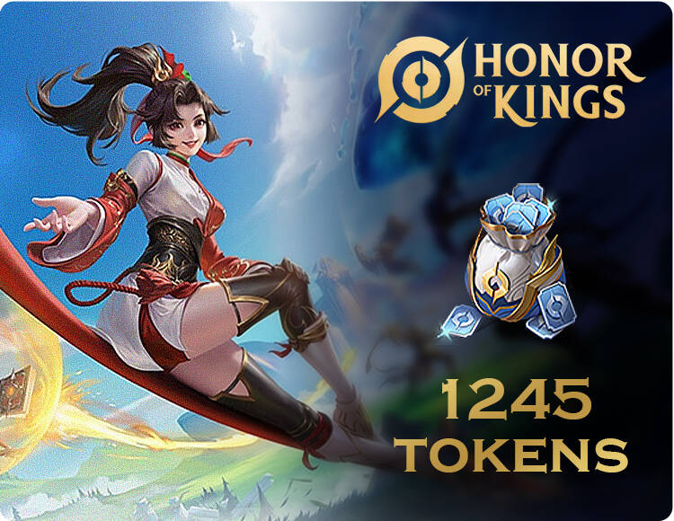 

Игровая валюта Honor of Kings 1245 Tokens [Цифровая версия] (PC)