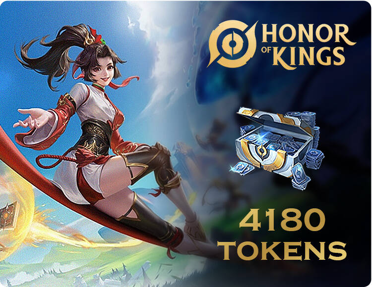 

Игровая валюта Honor of Kings 4180 Tokens [Цифровая версия] (PC)