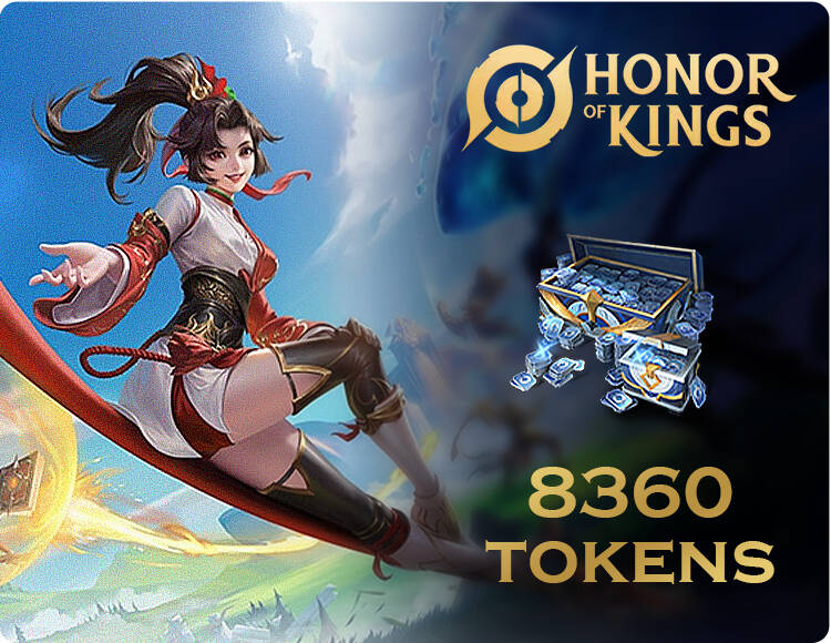 

Игровая валюта Honor of Kings 8360 Tokens [Цифровая версия] (PC)