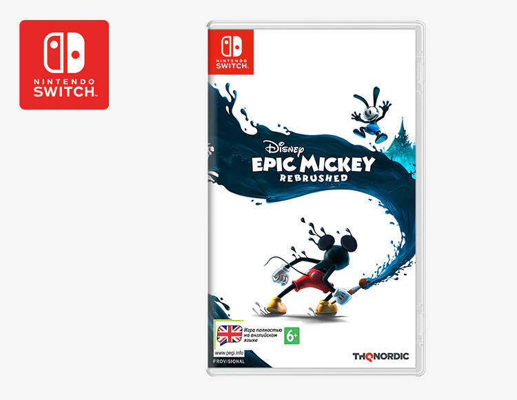 Disney Epic Mickey Rebrushed Стандартное издание Nintendo Switch 5999₽