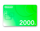 Скриншот №1 из Карта оплаты Nintendo 2000 JPY Japan [Цифровая версия]