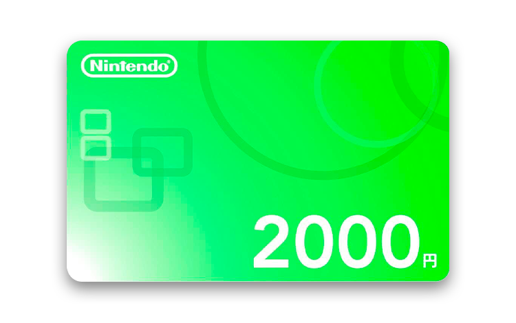 Скриншот №0 из Карта оплаты Nintendo 2000 JPY Japan [Цифровая версия]