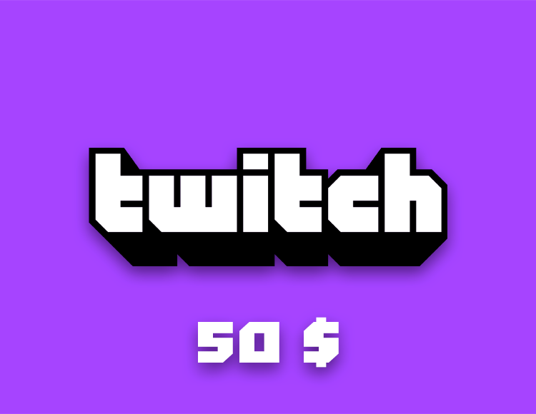 Карта оплаты Twitch