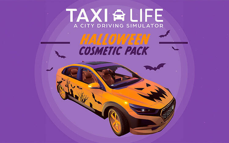 Скриншот №0 из Taxi Life - Halloween Cosmetic Pack (PC)