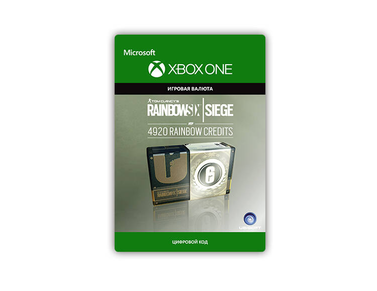 

Игровая валюта Tom Clancy's Rainbow Six Siege: 4920 Credits (Xbox One + Xbox Series X|S) (RU)