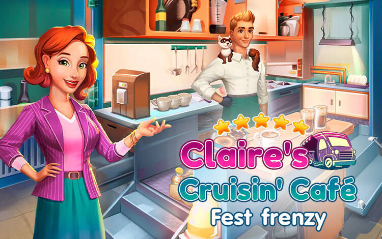Скриншот №0 из Claire's Cruisin' Cafe: Fest Frenzy (PC)