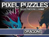 Скриншот №1 из Pixel Puzzles Illustrations & Anime - Jigsaw Pack: Dragons (PC)