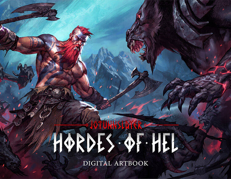 Купить дешево Jotunnslayer. Hordes of Hel. Digital Artbook Купить ключ дешево Jotunnslayer. Hordes of Hel. Digital Artbook