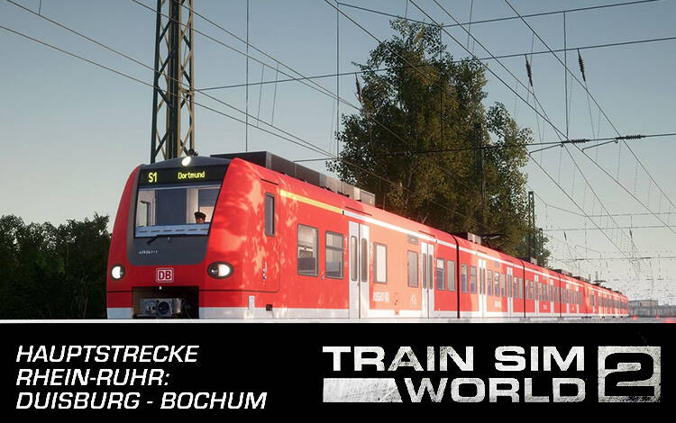 Скриншот №0 из Train Sim World 2: Hauptstrecke Rhein-Ruhr: Duisburg - Bochum Route Add-On (PC)