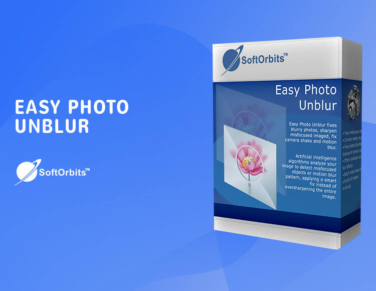 

SoftOrbits Easy Photo Unblur (Удаление смазанности на фотографиях) [Цифровая версия] (PC)