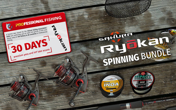 Скриншот №0 из Professional Fishing: Sakura Ryokan Spinning (PC)