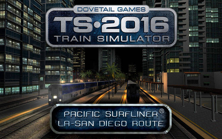 Скриншот №0 из Train Simulator: Pacific Surfliner® LA - San Diego Route (PC)