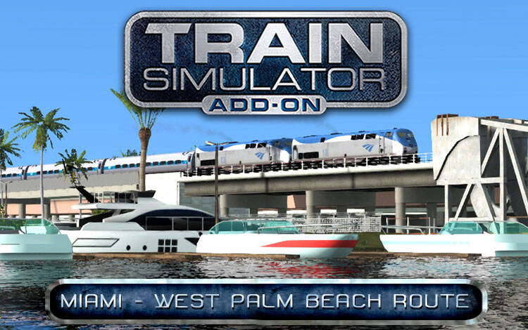 Скриншот №0 из Train Simulator: Miami - West Palm Beach Route Add-On (PC)