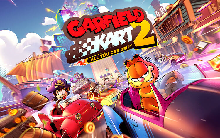 Скриншот №0 из Garfield Kart 2 - All You Can Drift (PC)