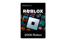Скриншот №0 из Карта пополнения Roblox: 2000 robux [Цифровая версия] (PC)