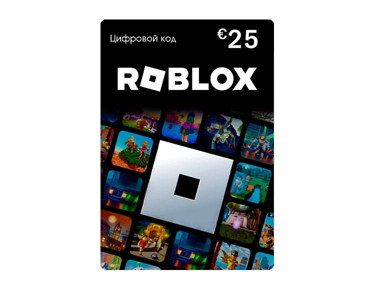 Карта оплаты Roblox 25 EUR EU [Цифровая версия] (PC)