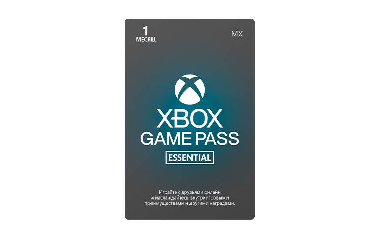 Скриншот №0 из Карта оплаты Xbox Game Pass Essential на 1 месяц [Цифровая версия] (MX)