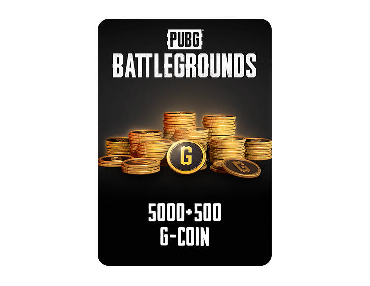 

Игровая валюта PUBG: Battlegrounds - 5000 + 500 G-Coin [Цифровая версия] (PC)
