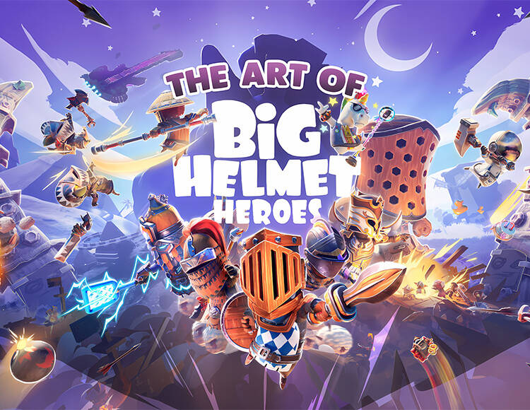 Купить ключ дешево Big Helmet Heroes. Artbook