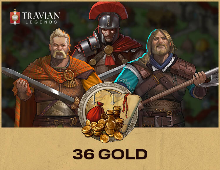 Игровая валюта Travian Legends: 36 Gold [Цифровая версия] (PC)