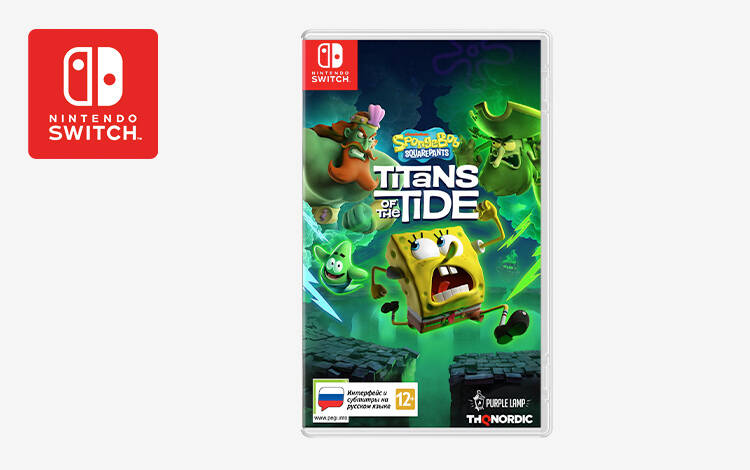 Изображение №0 SpongeBob SquarePants: Titans of the Tide (Nintendo Switch) Фото №0 SpongeBob SquarePants: Titans of the Tide (Nintendo Switch)