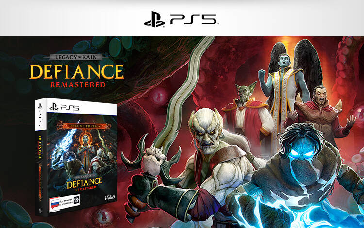 Изображение №0 Legacy of Kain: Defiance Remastered - Deluxe Edition (PS5) Фото №0 Legacy of Kain: Defiance Remastered - Deluxe Edition (PS5)